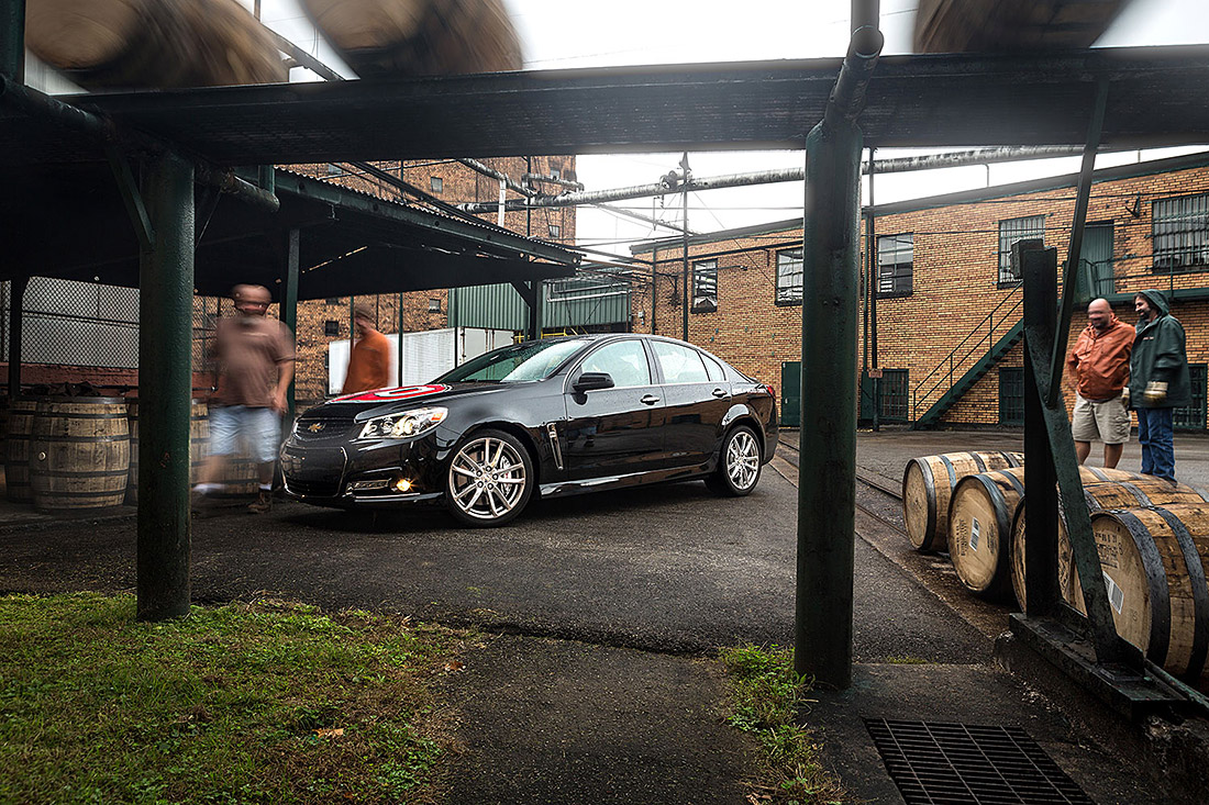 Car and Driver - Chevy SS at Buffalo Trace