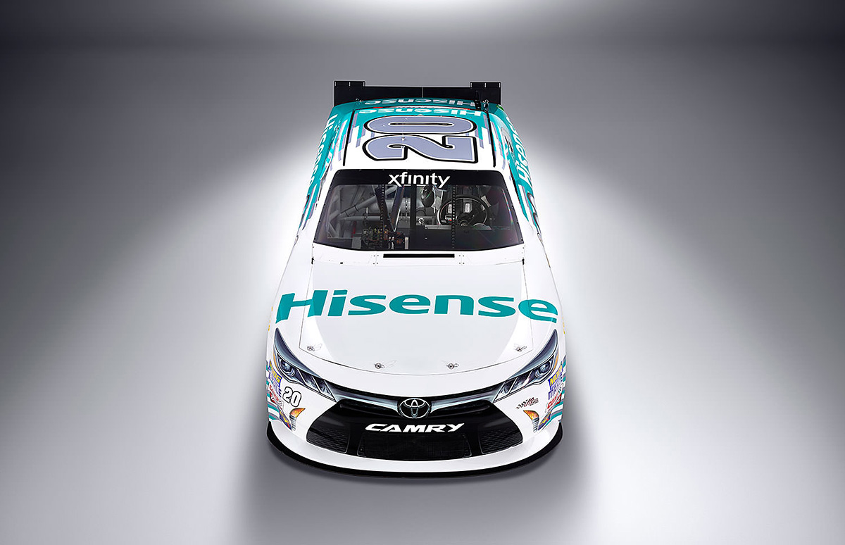 Hisense NASCAR photoshoot