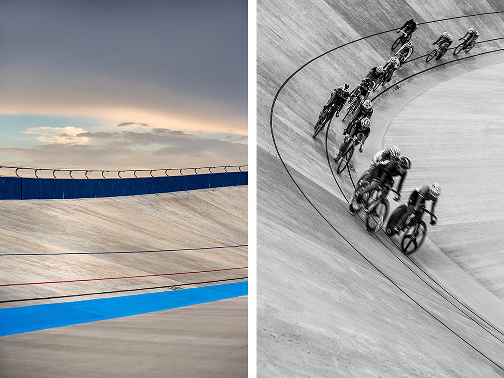 A brand new outdoor track yields extraordinary shots.