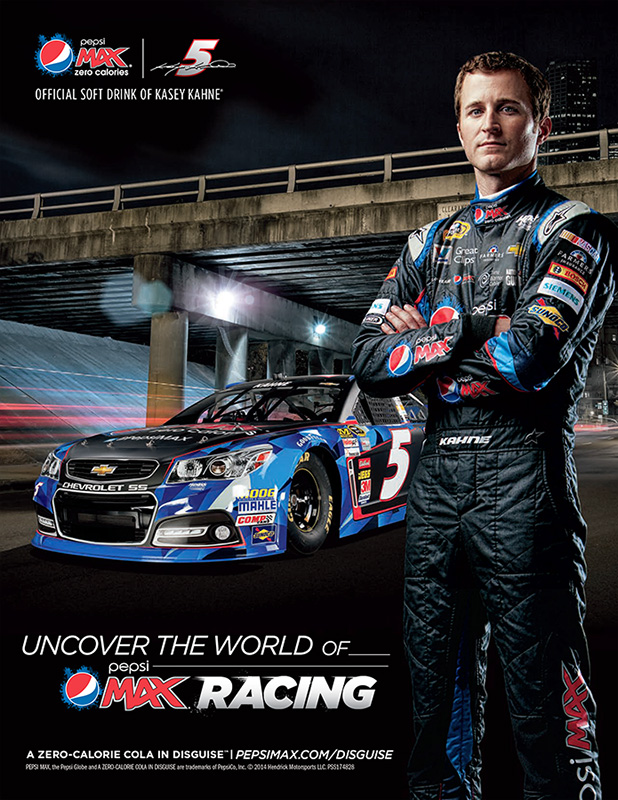 Pepsi Max 2014 NASCAR shoot
