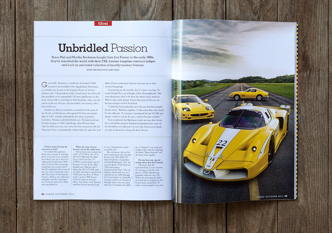 Forza Magazine - The Bachman Ferrari Collection