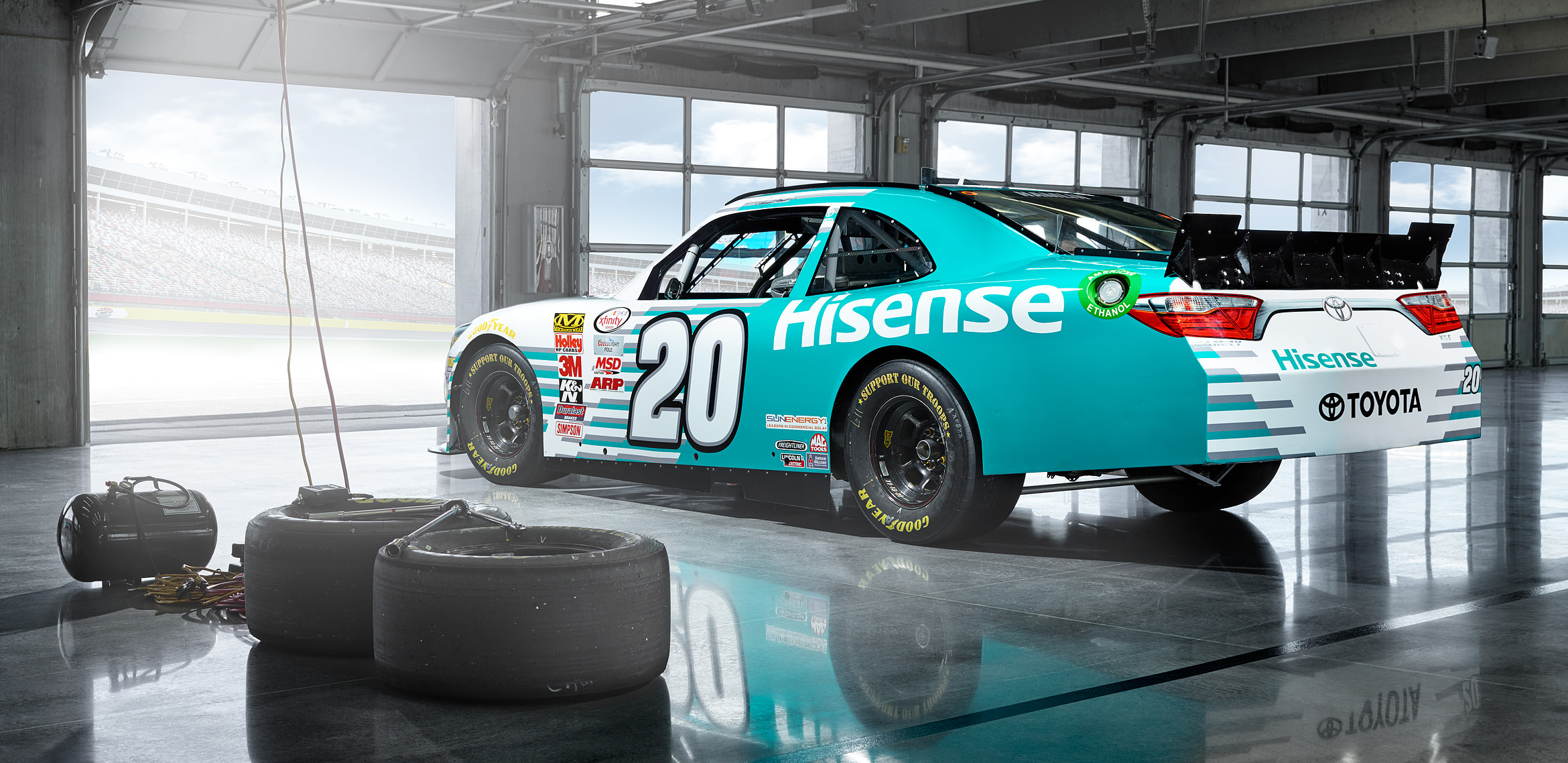 Hisense NASCAR Photoshoot